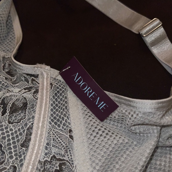 Adore Me Cinthia White Unlined Full Coverage | NEW - Picture 3 of 3